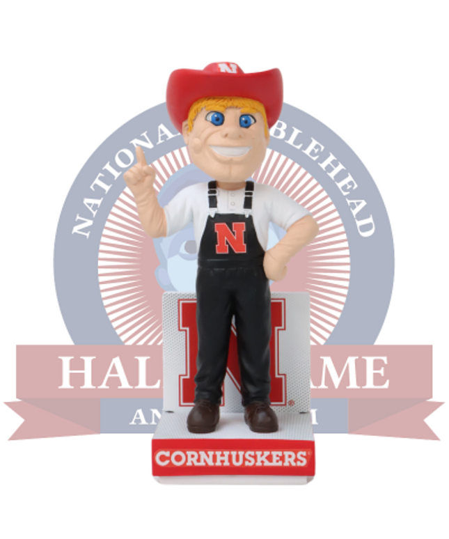 Herbie Husker Nebraska Cornhuskers Mascot Bobblehead