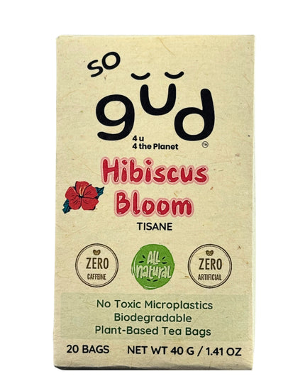 Hibiscus Bloom Tisane | Plant-based Tea Bags