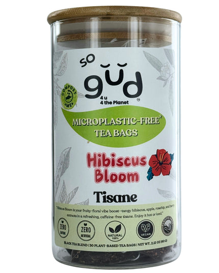 Hibiscus Bloom Tisane | Plant-based Tea Bags