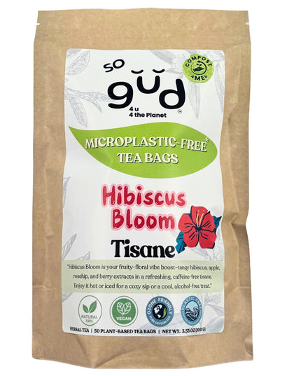 Hibiscus Bloom Tisane | Plant-based Tea Bags