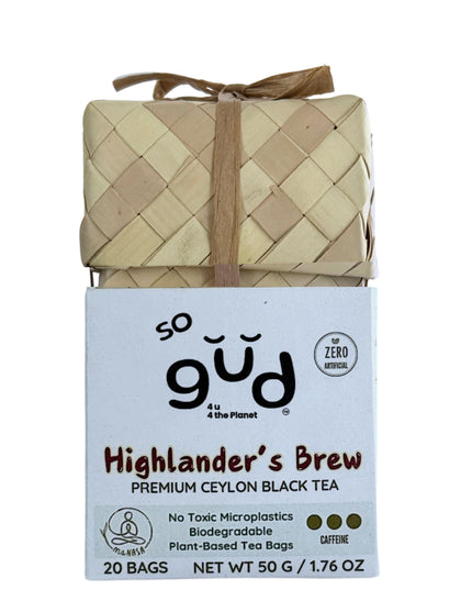Highlander's Brew Ceylon Black Tea | Plant-based Tea Bags