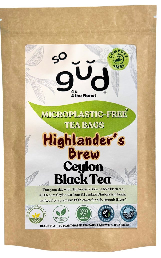 Highlander's Brew Ceylon Black Tea | Plant-based Tea Bags