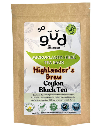 Highlander's Brew Ceylon Black Tea | Plant-based Tea Bags