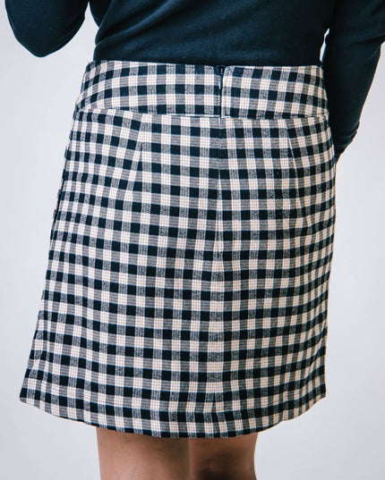 Flannel Mini Skirt