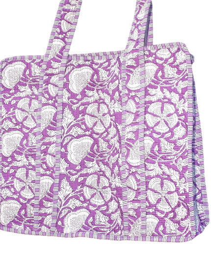 Soléa Cotton Violetta Tote