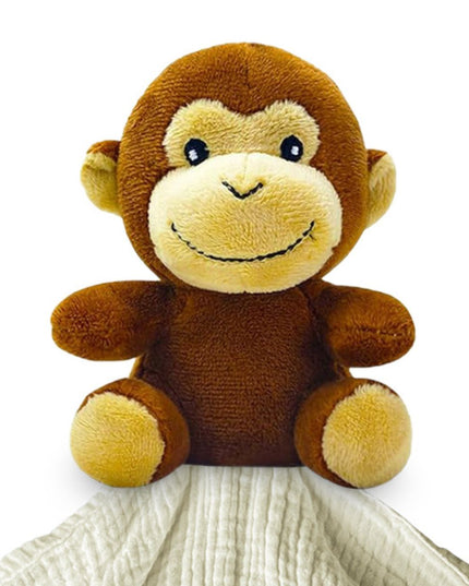 Monkey Lovey Security Blanket – Soft Comfort Toy for Babies & Toddlers | Me Lovey™