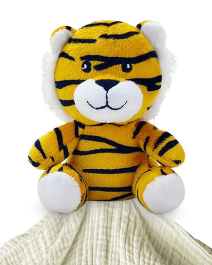 Tiger Lovey Security Blanket – Soft Comfort Toy for Babies & Toddlers | Me Lovey™