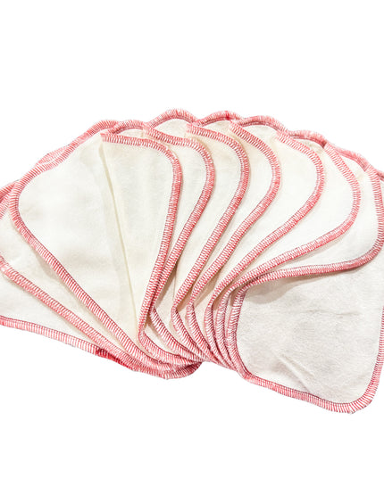 Organic Bamboo Velour Wipes - 10-pack