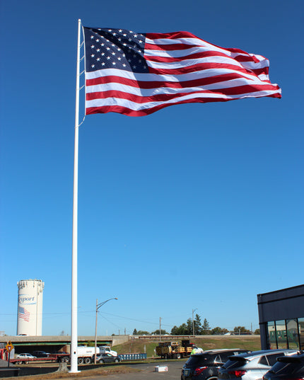 90' to 150' Steel Flagpole