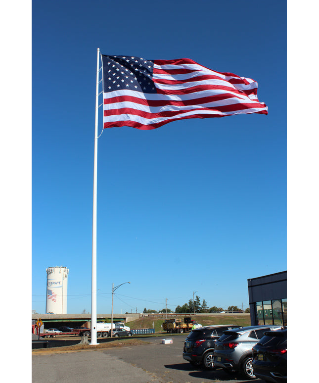 90' to 150' Steel Flagpole