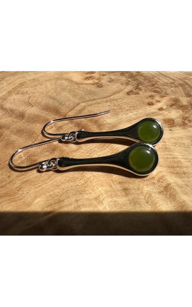 Silver Drop Earrings, 4874