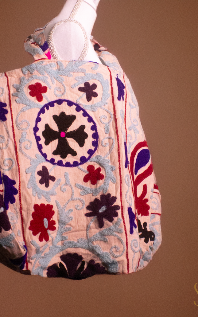 Marigold Suzani Tote Bag