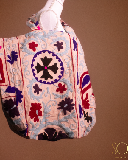 Marigold Suzani Tote Bag