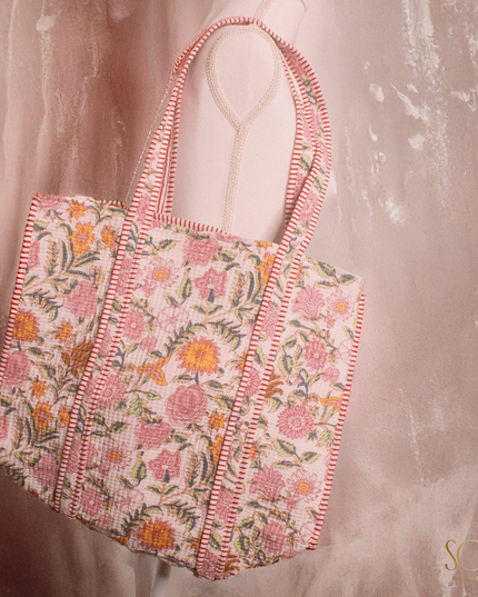 Soléa Cotton Sakura Tote