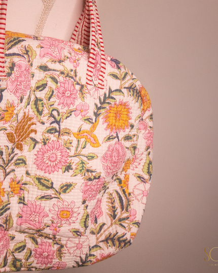 Soléa Cotton Sakura Tote