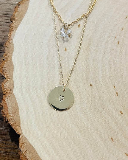 HEART COIN NECKLACE