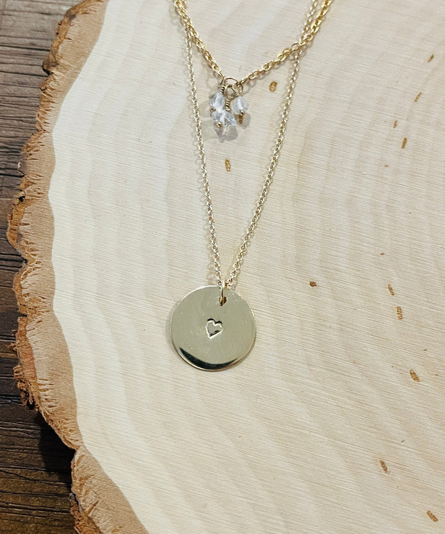 HEART COIN NECKLACE