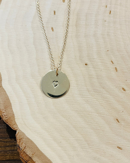HEART COIN NECKLACE