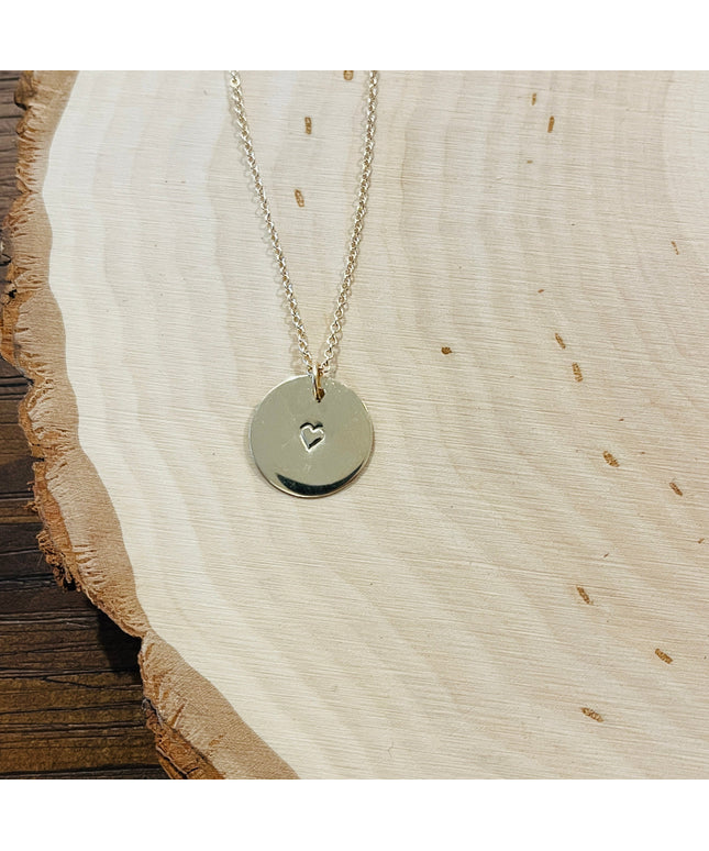 HEART COIN NECKLACE