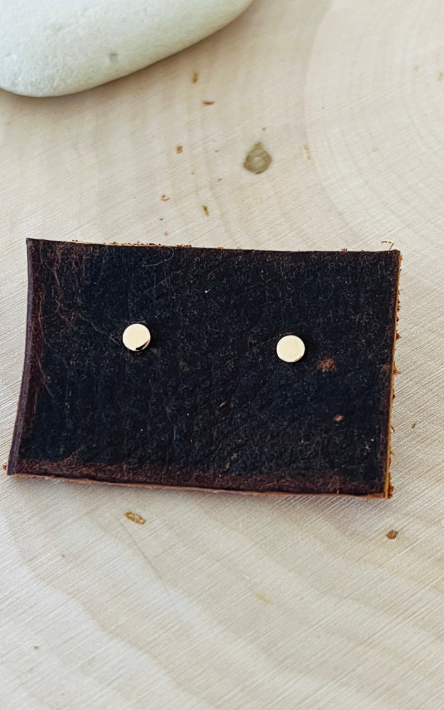 TINY DOT STUD EARRINGS