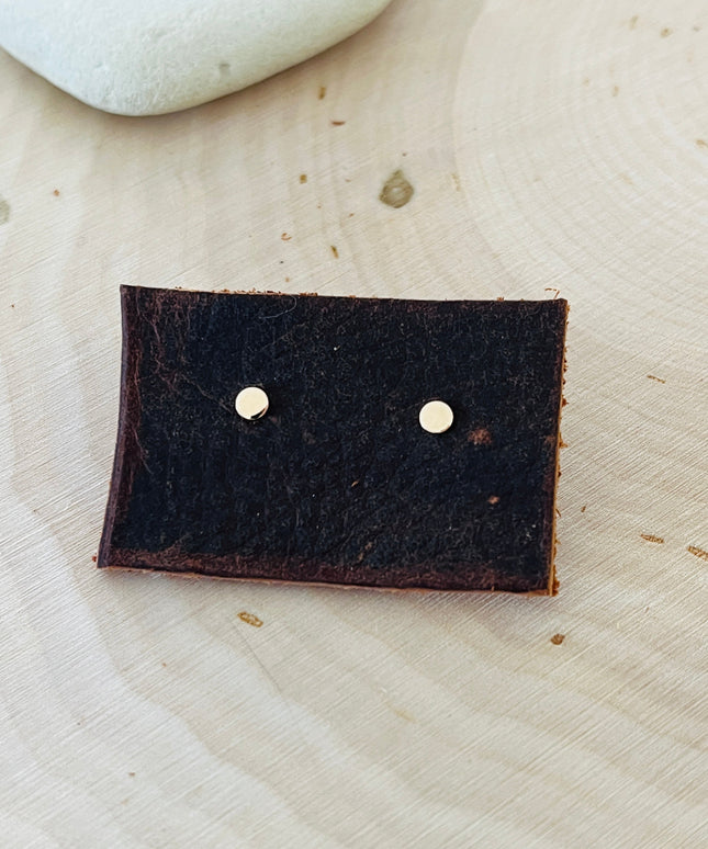 TINY DOT STUD EARRINGS