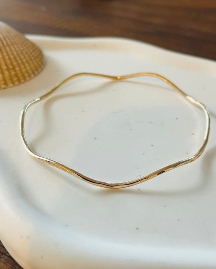 BIG WAVE BANGLE BRACELET