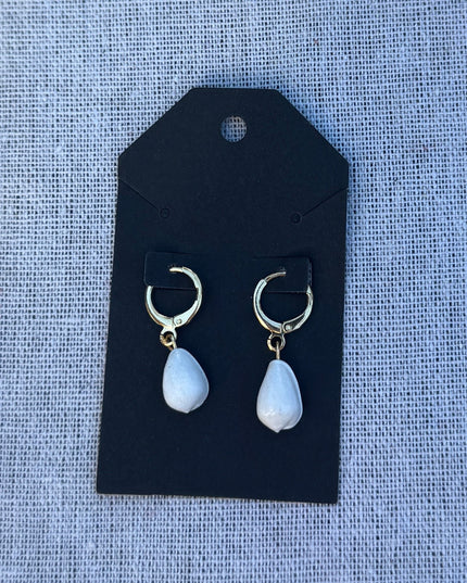 Simply Sweet Seashell Hoops