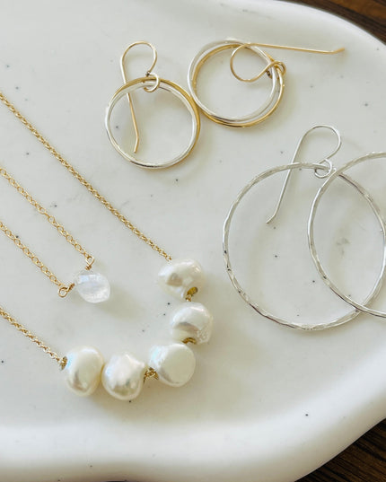 SKINNY SMALL BEACH HOOPS
