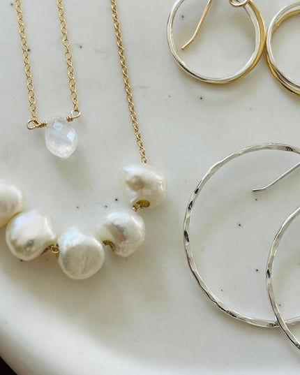 SKINNY SMALL BEACH HOOPS