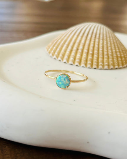 MARION SEAFOAM OPAL RING