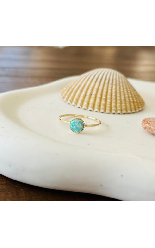 MARION SEAFOAM OPAL RING