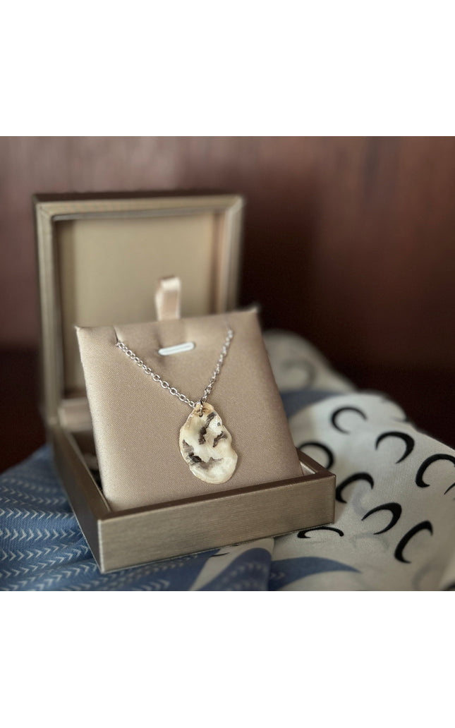 Oyster Shell Pendant Necklace
