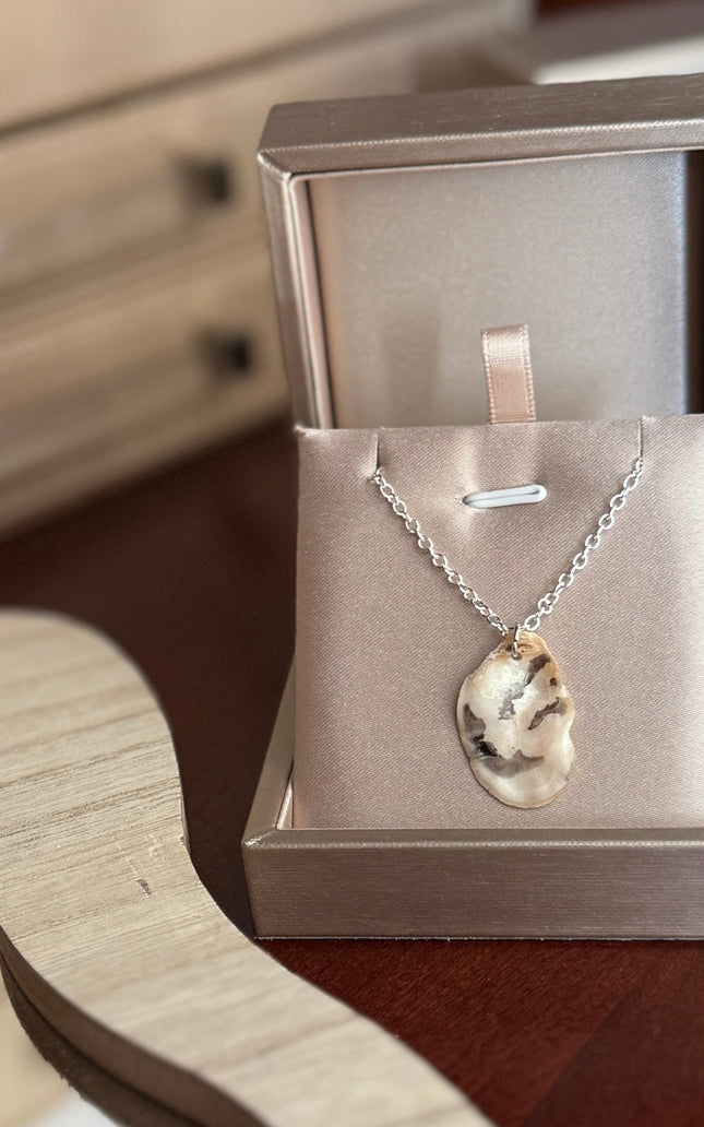 Oyster Shell Pendant Necklace