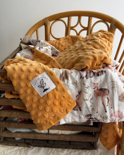 Forest Friends Minky Blanket