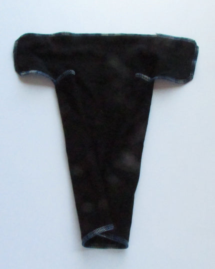 Black Winged Perfect Fit Preflat (WPFP) – Adjustable Cloth Diaper for Babies
