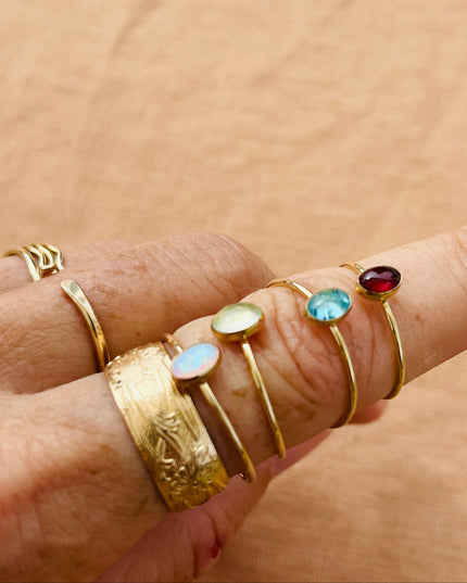 HIBISCUS BAND RING