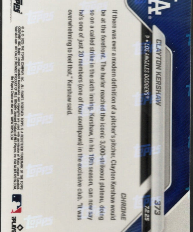 2025 Topps Now Shohei Ohtani #403 Orange Foil /25 Los Angeles Dodgers Baseball Card