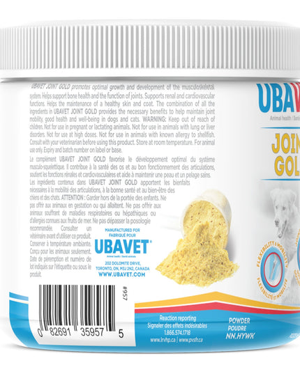 UBAVET Joint Gold Joint Care Powder for Dogs & Cats – 8.8 oz (250g)