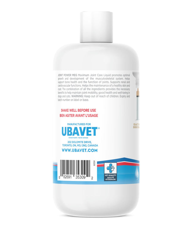 UBAVET Joint Power MEG Maximum Joint Care Liquid for Cats and Dogs