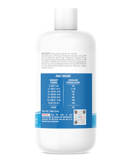 UBAVET Joint Power MEG Maximum Joint Care Liquid for Cats and Dogs