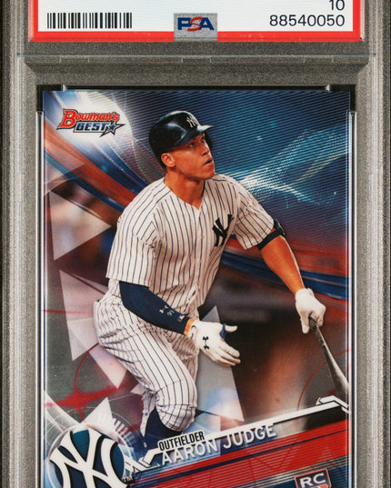 Graded 2017 Topps Bowmans Best Aaron Judge #1 Rookie RC Baseball Card PSA 10 Gem Mint