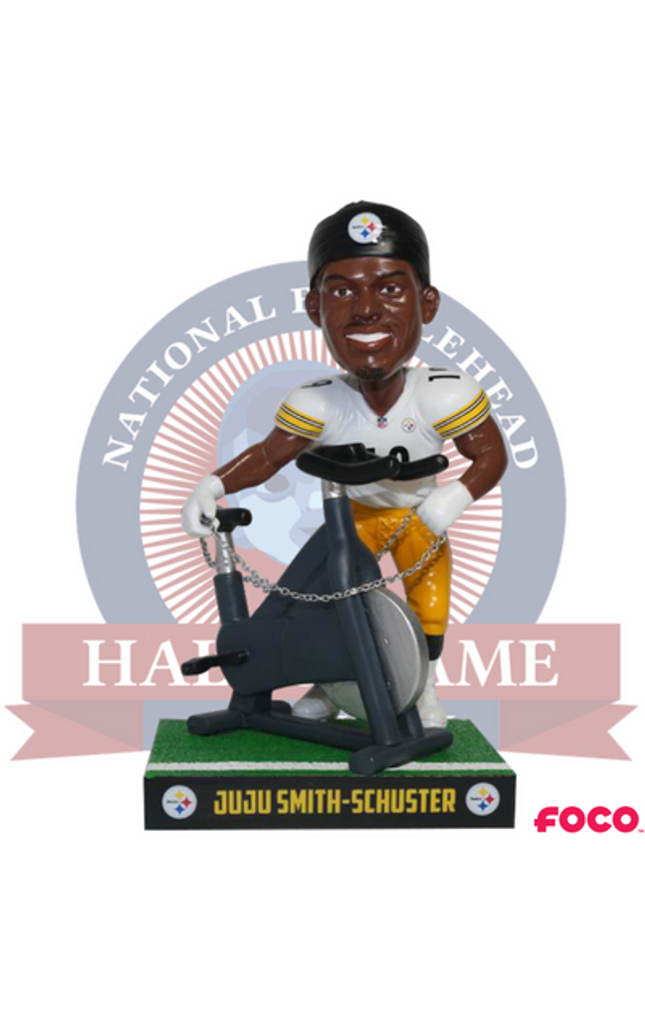 JuJu Smith-Schuster Pittsburgh Steelers Bike Celebration Bobblehead
