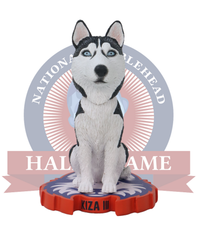 Kiza III Houston Christian Huskies Live Husky Bobblehead