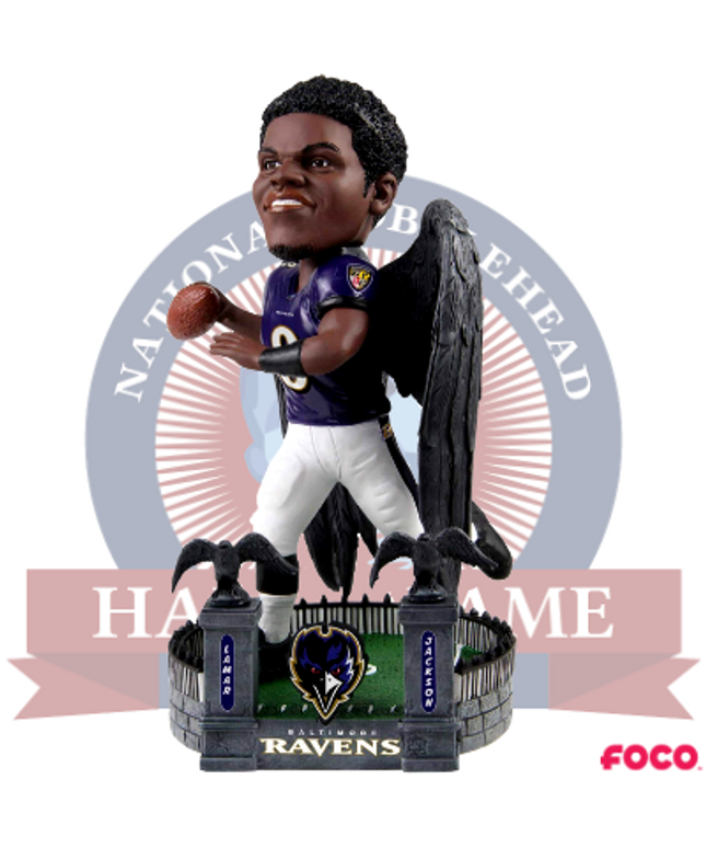 Lamar Jackson Baltimore Ravens Thematic Bobblehead
