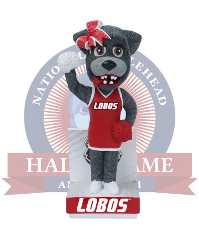 Lobo Lucy New Mexico Lobos Mascot Bobblehead