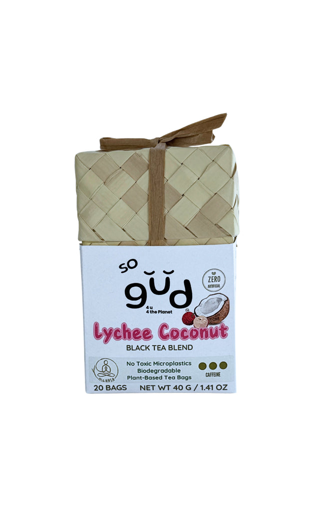 Lychee Coconut Black Tea | Plant-based Tea Bags