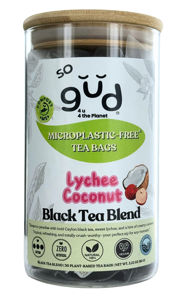 Lychee Coconut Black Tea | Plant-based Tea Bags