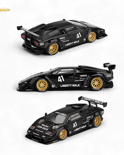 (Pre-Order) Mini GT Lamborghini Countach LB-WORKS - Black 1:64