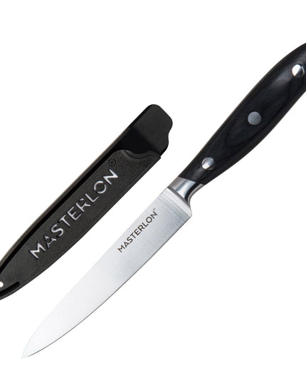 MASTERPAN Utility Knife With Stainless Steel blade & Cover, 5" (13cm)