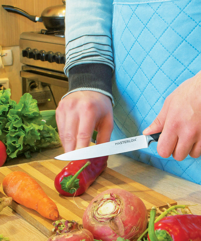 MASTERPAN Utility Knife With Stainless Steel blade & Cover, 5" (13cm)